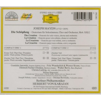 HAYDN - Karajan - Schöpfung (Die) Hob.XXI.2 (La Création)